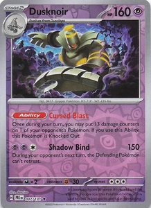 Dusknoir SV: Prismatic Evolutions 037/131- NM - Reverse Holo - Picture 1 of 2