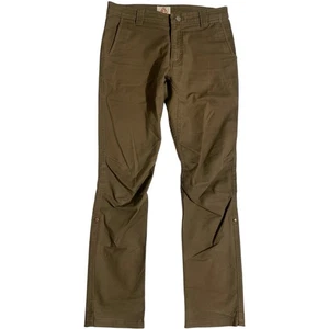 Livsn Flex Canvas Pants Mens Outdoor Hiking Stretch Utility Zip Pocket - Picture 1 of 13