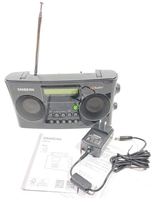 Sangean HDR-16 HD Radio/FM-Stereo/AM tragbares Radio, schwarz KOSTENLOSER VERSAND - Bild 1 von 4