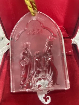 Waterford Crystal Three Magi Wisemen 1999 adorno de Navidad Foto 1 de 4