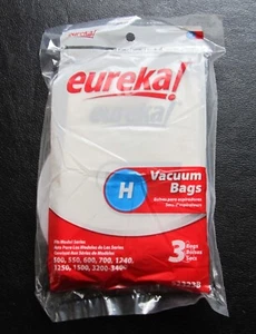 Eureka Style Type H Vacuum Cleaner Bags ~ GENIUNE Eureka ~ 52323B ~ Pack of 3 - Picture 1 of 2