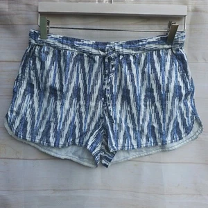 NWOT J. Crew Factory Women's Size Small Navy White Blue Geometric Linen Shorts - Bild 1 von 10