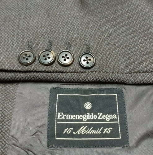 SAINT LAURENT (YSL) Giacca blazer tuta classica su misura vintage Ermenegildo Zegna 15 Milmil 15 40R