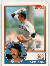 1983 Topps Traded #12T Doug Bird  Boston Red Sox MLB Vintage Baseball Card