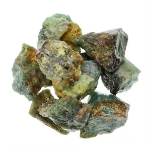 3 lb Chrysocolla Rough Stones - Craft Rocks Reiki Wire Wrapping Tumbling - Picture 1 of 9
