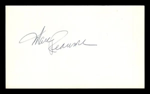 MARC REAUME Autograph Signed Index Card Toronto Maple Leafs Red Wings Canucks - Picture 1 of 2
