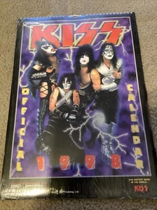 KISS 1998 OFFICIAL REUNION BAND CALENDAR NEW & STILL SEALED. - Picture 1 of 1