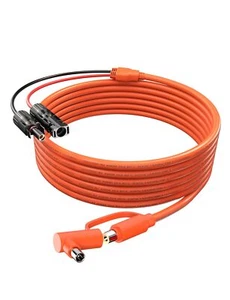 Conector Solar a Cable Adaptador DC 8mm, Cable Solar 2M 6FT 12AWG+14AWG con - Imagen 1 de 5