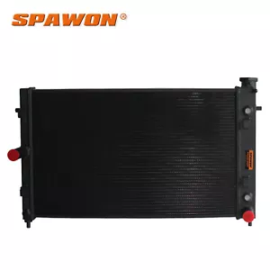 3 Row SPAWON Black Radiator For 2004-2006 Holden Commodore V8 VZ Statesman WL AT - Picture 1 of 8