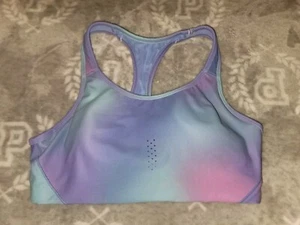 Women's AVIA Ombre Racerback High Support Lightly-Lined Sports Bra LARGE 12-14 - Picture 1 of 5