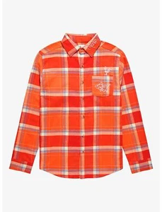 Cakeworthy Disney Moana Orange Flannel Shirt Size 3XL New With Tags - Picture 1 of 2