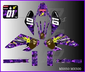 Razor MX500 MX650 graphics kit decals  THICK AND HIGH GLOSS - Picture 1 of 1