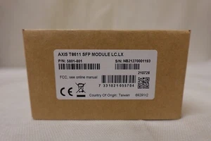 Axis Communications T8611 SFP Module Single Mode Fiber LC.LX Module P/N 5801-801 - Picture 1 of 9