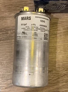 Mars 12243 Motor Run Capacitors 35 MFD 440V ROUND - Picture 1 of 3