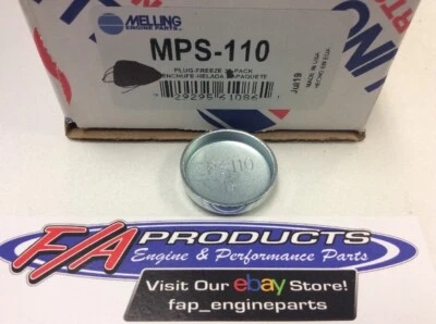 Melling MPS-110 1-1/4" Steel Shallow Engine Expansion Plug Cup Freeze Out Plugs - Image 1 of 4