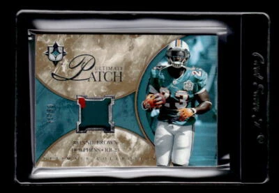2006 Ultimate Collection Jerseys Patches Silver #ULRB Ronnie Brown Patch /50 - Image 1 of 2