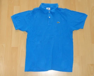 LACOSTE Herren Polo Shirt blau 100% Baumwolle Slim Fit Polo Hemd kurzarm Gr. 4 M - Bild 1 von 2