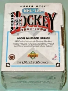 1991-92 MAZZO SUPERIORE HOCKEY ALTA SERIE SIGILLATO IN FABBRICA SET COMPLETO CARTE 401-550 - Foto 1 di 2