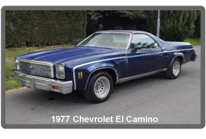 1977 Chevy El Camino Magnete Frigorifero Auto/Cassetta degli Utensili - Foto 1 di 1