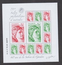 New block ** 40 years of the Sabine de Gandon - Paris Motor Show - N°F5179