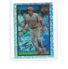 2014 BOWMAN BASEBALL 1989 BOWMAN IS BACK SILVER DIAMOND REFRACTOR BILLY HAMILTON