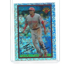 2014 BOWMAN BASEBALL 1989 BOWMAN IS BACK SILVER DIAMOND REFRACTOR BILLY HAMILTON