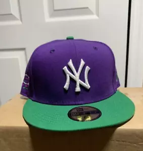 New York Yankees MLB X Big League Chew Grape Fitted Hat Cap Size 7 3/8 GRAPE - Picture 1 of 6