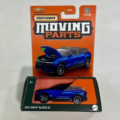 Matchbox Moving Parts 2024 Chevy Blazer EV 1:64 Diecast SUV #14 Blue - Image 1 of 4