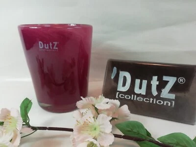 Dutz Collection Vase Conic Raspberry 14 cm Glas rund glasvase konisch rot - Bild 1 von 4