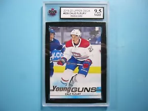 2019/20 UPPER DECK UD YOUNG GUNS HOCKEY CARD #209 CALE FLEURY ROOKIE RC KSA 9.5 - Picture 1 of 2