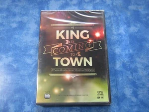 NEW A KING IS COMING TO TOWN CD & DVD Family Worship Center Christmas Music NIB - Picture 1 of 3