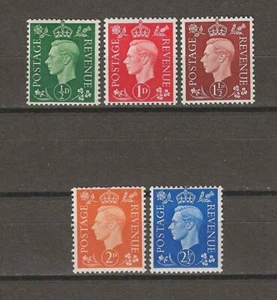 GREAT BRITAIN 1937/47 SG 462wi/466wi MNH - Bild 1 von 2