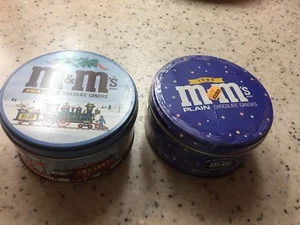Mars "M & M's" Chocolate Candies - 1988 & 1989 Reproduction Tine - Picture 1 of 4