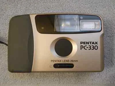 Pentax PC-330 35mm Point & Shoot Film Camera 26MM LENS GREAT WORKING CONDITIONS! - Image 1 of 3