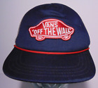 Casquette chapeau camionneur Snapback fourgonnettes Off The Wall bleu marine gris VANS