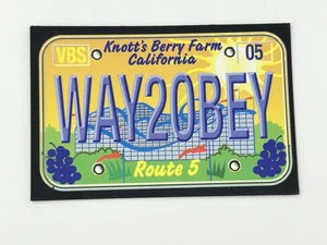 Imán de recuerdo para refrigerador vintage KNOTTS BERRY FARM CALIFORNIA - Imagen 1 de 3