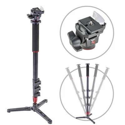3Pod Orbit 4-Section Aluminum Handheld Monopod Stick for DSLR Photo & Video, Spo - Image 1 of 4