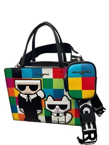 Karl Lagerfeld Paris Umhängetasche mehrfarbig mit Beutel UVP 198 $ - Bild 1 von 11