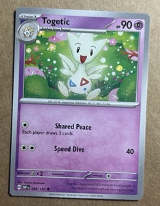 Pokemon Obsidian Flames Togetic 084/197 - Picture 1 of 1