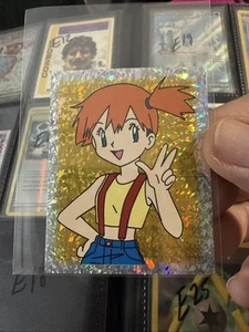 1999 Misty S28 Special Glitter Insert Pokemon Sticker Topps Merlin Nintendo E23 - Picture 1 of 2