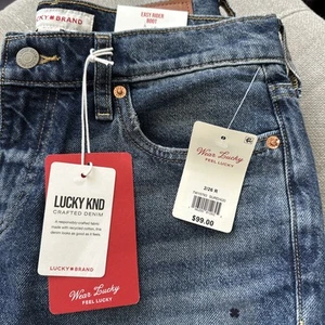 Lucky Brand Easy Rider Bootcut Distress Jeans Sunset Road Size 2/26 - Picture 1 of 8