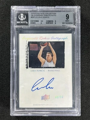Exquisite Collection '09-10 Rookie Tribute Luka Doncic 2019 automático RC/99 BGS 9/10 Foto 1 de 2