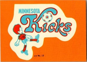 1979 Topps NASL #13 Minnesota Kicks Logo Sticker and Puzzle Piece - Free Ship C - Picture 1 of 2