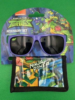 NICKELODEON TMNT Teenage Mutant Ninja Turtles Sunglasses and Wallet Set New