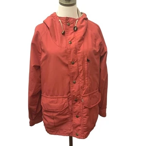 Vintage Columbia Damen Small Orange Nylon Park Style Jacke Mantel Outdoor - Bild 1 von 15