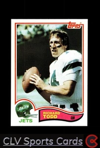 Football sports Topps Richard Todd New York Jets Near Mint or Better - Picture 1 of 2