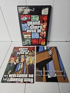 Grand Theft Auto 3 - Sony PlayStation 2 CIB mit Karte & Handbuch - Bild 1 von 3