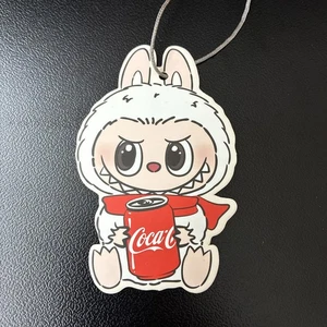 PopMART Labubu Vinyl Hanging Card (NO LABUBU) Authentic TAG ONLY - Happy Factor - Picture 1 of 2