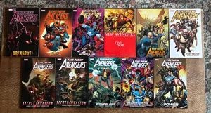 NEW AVENGERS Vol 1-12 TPB LOT, Bendis, Civil War, Marvel, Spider-Man, Wolverine - Picture 1 of 1
