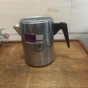 Vintage Kinder Chilton Ware Aluminium Spielzeug Kaffeekanne. Deckel fehlt - Bild 1 von 8